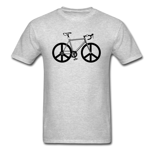 Bike - Peace - Unisex Classic T-Shirt - heather gray