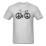 Bike - Peace - Unisex Classic T-Shirt - heather gray