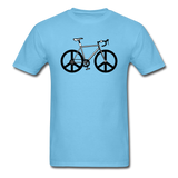 Bike - Peace - Unisex Classic T-Shirt - aquatic blue