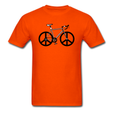 Bike - Peace - Unisex Classic T-Shirt - orange
