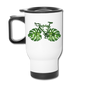 Bike - Green - Travel Mug - white