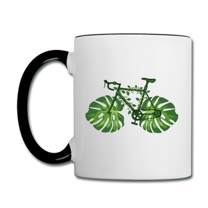 Bike - Green - Contrast Coffee Mug - white/black
