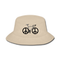 Bike - Peace - Bucket Hat - cream