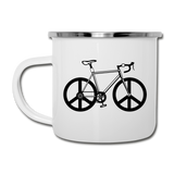Bike - Peace - Camper Mug - white