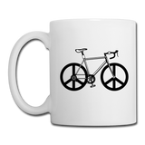 Bike - Peace - Coffee/Tea Mug - white