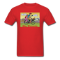 Bike Wisconsin - Couple - Unisex Classic T-Shirt - red