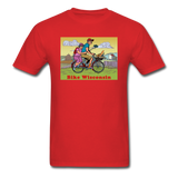Bike Wisconsin - Couple - Unisex Classic T-Shirt - red