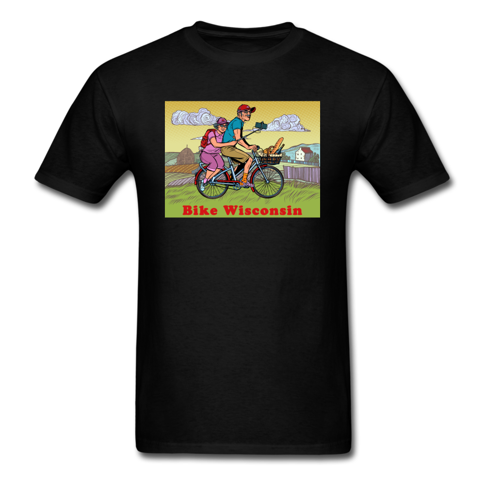 Bike Wisconsin - Couple - Unisex Classic T-Shirt - black