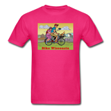 Bike Wisconsin - Couple - Unisex Classic T-Shirt - fuchsia