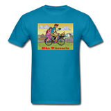Bike Wisconsin - Couple - Unisex Classic T-Shirt - turquoise