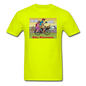 Bike Wisconsin - Couple - Unisex Classic T-Shirt - safety green