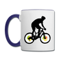 Bike - Sushi - Contrast Coffee Mug - white/cobalt blue