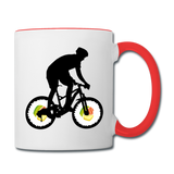Bike - Sushi - Contrast Coffee Mug - white/red