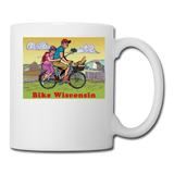 Bike Wisconsin - Couple - Coffee/Tea Mug - white