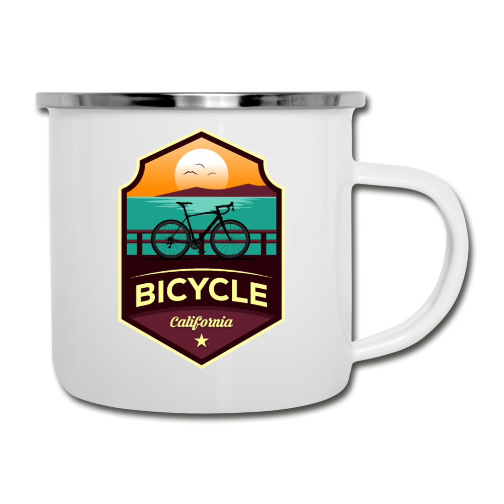 Bicycle California - Camper Mug - white