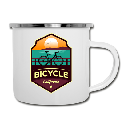 Bicycle California - Camper Mug - white