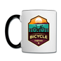 Bicycle California - Contrast Coffee Mug - white/black