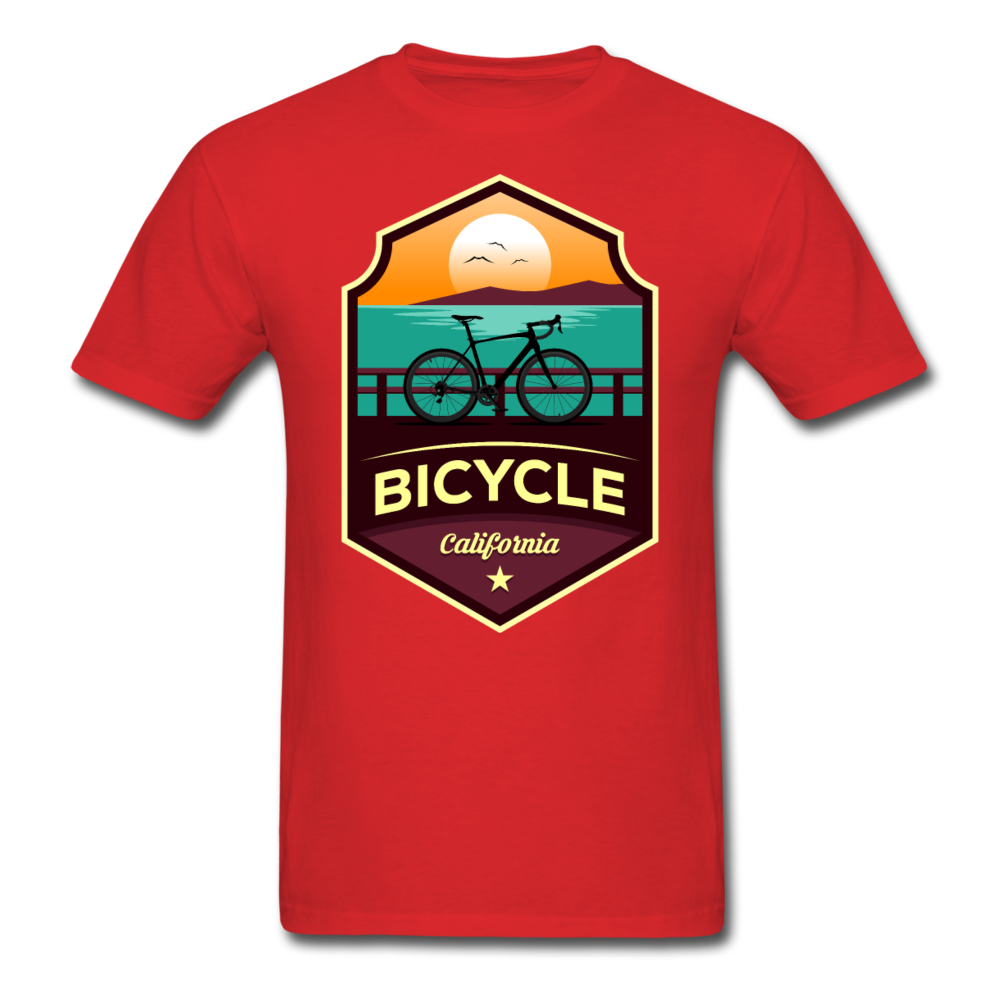 Bicycle California - Unisex Classic T-Shirt - red