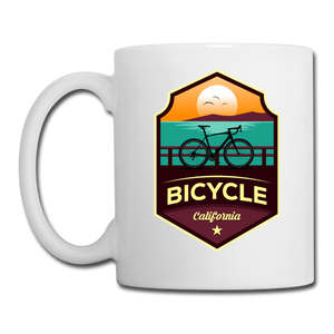 Bicycle California - Coffee/Tea Mug - white