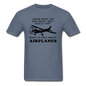 Talk About Airplanes - Black - Unisex Classic T-Shirt - denim