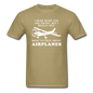 Talk About Airplanes - White - Unisex Classic T-Shirt - khaki