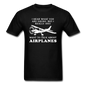 Talk About Airplanes - White - Unisex Classic T-Shirt - black