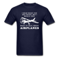 Talk About Airplanes - White - Unisex Classic T-Shirt - navy