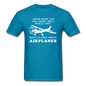 Talk About Airplanes - White - Unisex Classic T-Shirt - turquoise