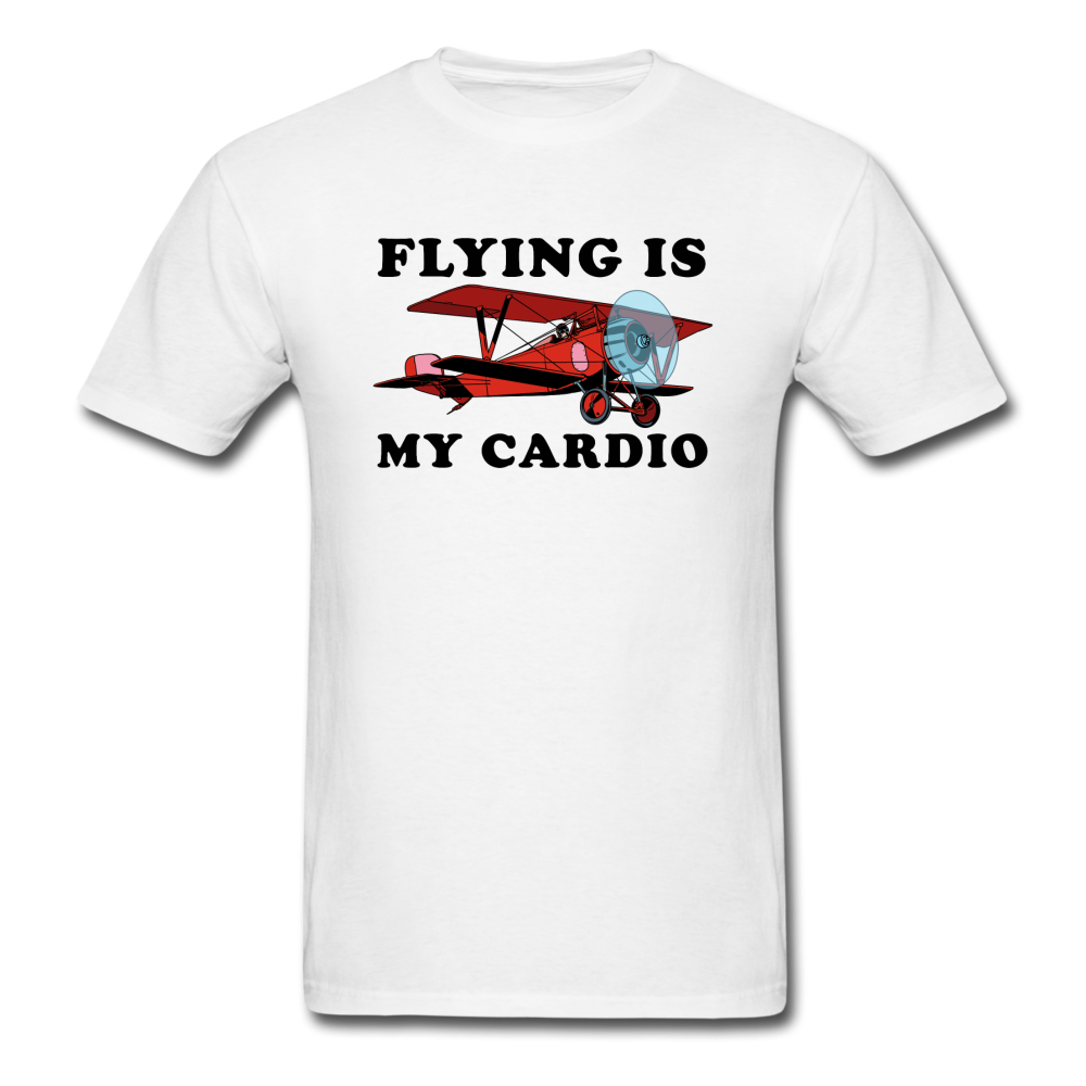 Flying Is My Cardio - Unisex Classic T-Shirt - white