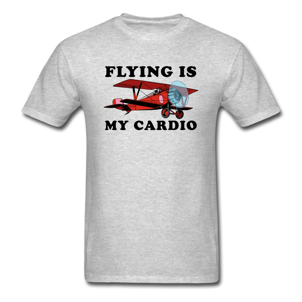 Flying Is My Cardio - Unisex Classic T-Shirt - heather gray