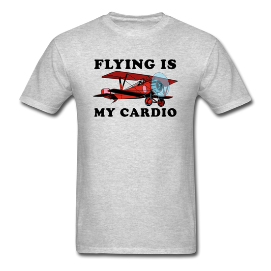 Flying Is My Cardio - Unisex Classic T-Shirt - heather gray