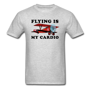 Flying Is My Cardio - Unisex Classic T-Shirt - heather gray
