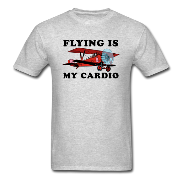 Flying Is My Cardio - Unisex Classic T-Shirt - heather gray