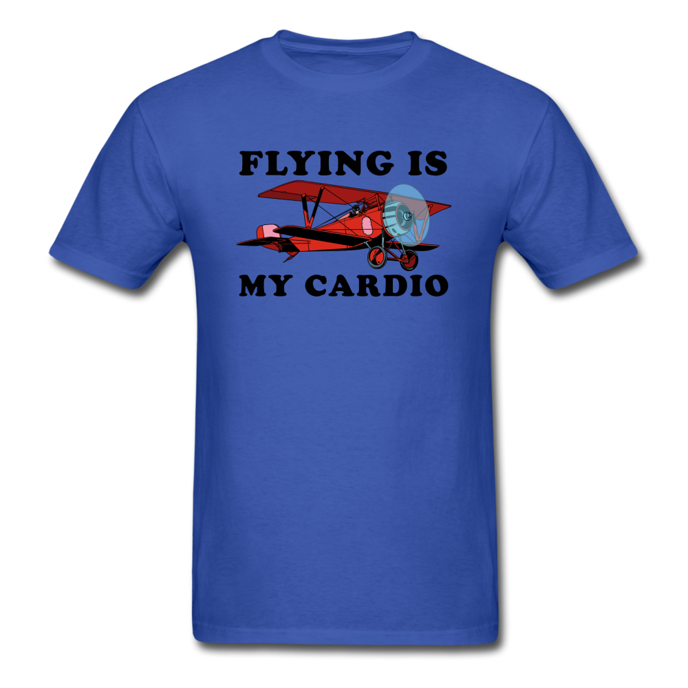 Flying Is My Cardio - Unisex Classic T-Shirt - royal blue