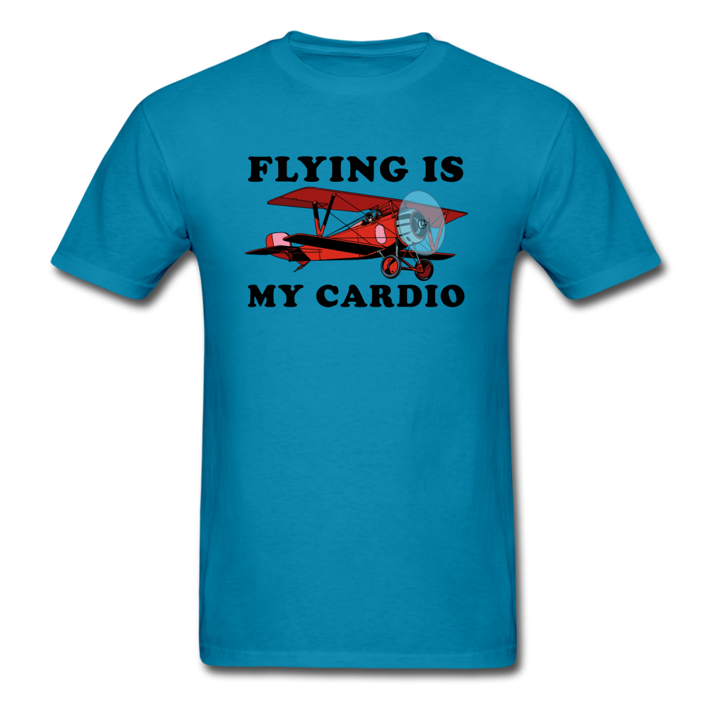 Flying Is My Cardio - Unisex Classic T-Shirt - turquoise