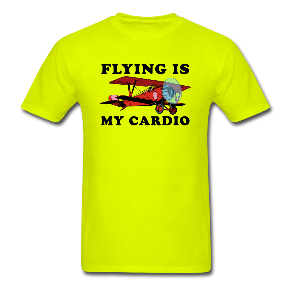 Flying Is My Cardio - Unisex Classic T-Shirt - safety green