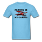 Flying Is My Cardio - Unisex Classic T-Shirt - aquatic blue