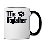 The Dogfather - Black - Contrast Coffee Mug - white/black