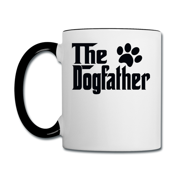 The Dogfather - Black - Contrast Coffee Mug - white/black