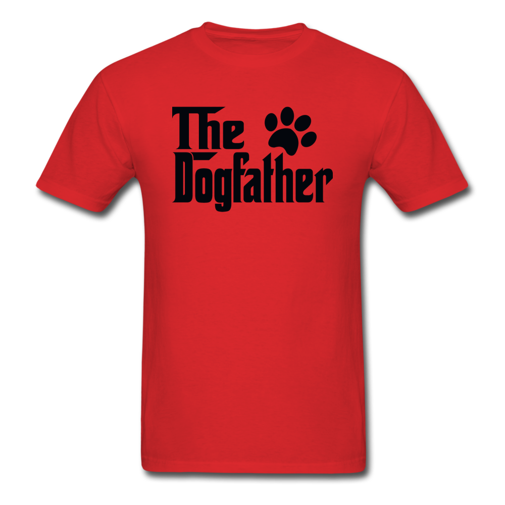 The Dogfather - Black - Unisex Classic T-Shirt - red