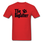 The Dogfather - Black - Unisex Classic T-Shirt - red