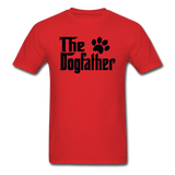 The Dogfather - Black - Unisex Classic T-Shirt - red