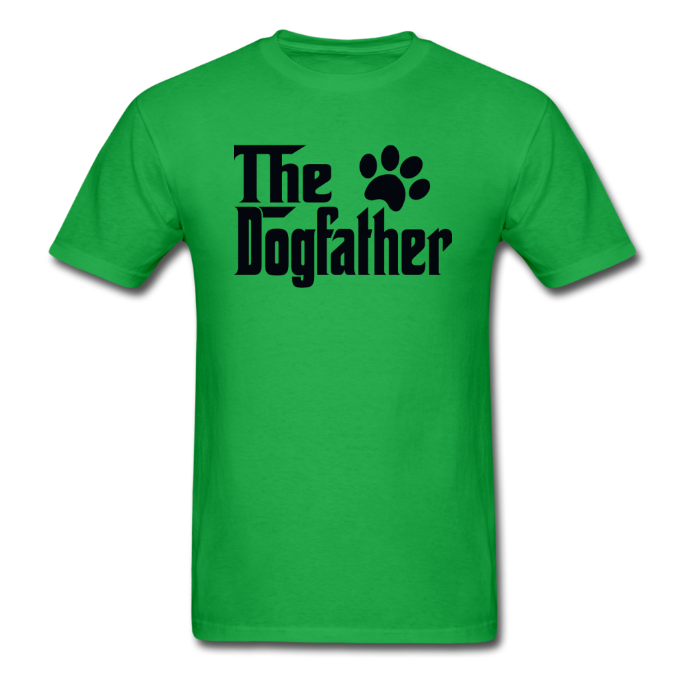 The Dogfather - Black - Unisex Classic T-Shirt - bright green