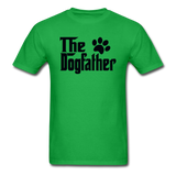 The Dogfather - Black - Unisex Classic T-Shirt - bright green