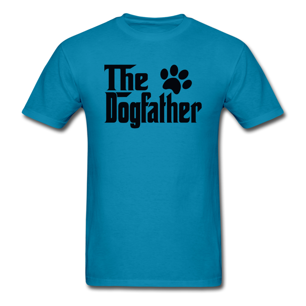 The Dogfather - Black - Unisex Classic T-Shirt - turquoise