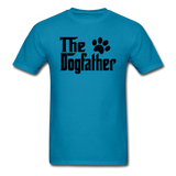 The Dogfather - Black - Unisex Classic T-Shirt - turquoise