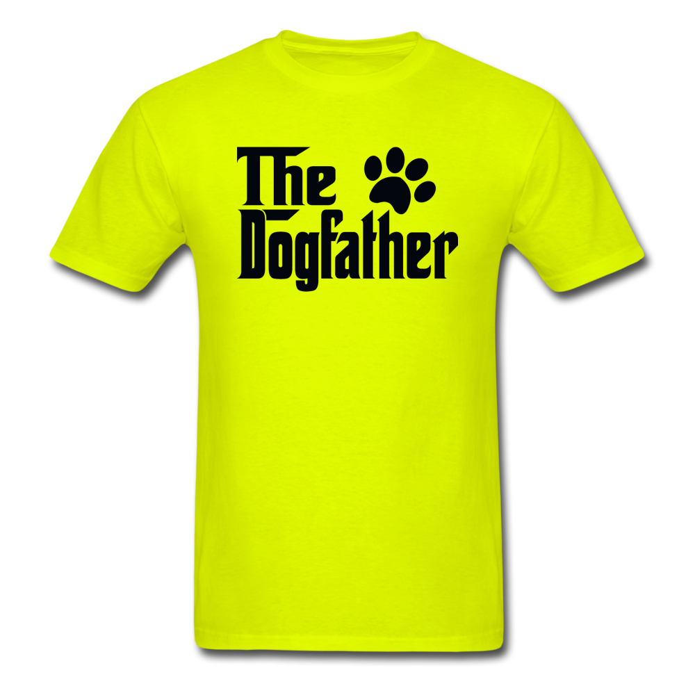 The Dogfather - Black - Unisex Classic T-Shirt - safety green