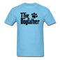 The Dogfather - Black - Unisex Classic T-Shirt - aquatic blue