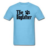 The Dogfather - Black - Unisex Classic T-Shirt - aquatic blue