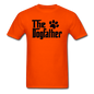 The Dogfather - Black - Unisex Classic T-Shirt - orange